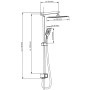 SCHÜTTE Set de ducha fija SILVER RAIN cromo by , shower heads - Ref: Foro24-434586, Price: 152,02 €, Discount: %