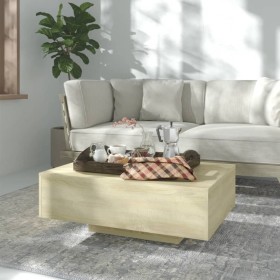 Oak-colored plywood coffee table 85x55x31 cm by vidaXL, Coffee table - Ref: Foro24-803383, Price: 50,20 €, Discount: %