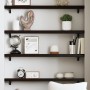 Estante de pared madera roble tratada marrón oscuro 100x10x4 cm by , Shelves and shelves - Ref: Foro24-363795, Price: 33,26 €...