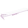 Estante de pared madera roble tratada marrón oscuro 100x10x4 cm by , Shelves and shelves - Ref: Foro24-363795, Price: 33,26 €...