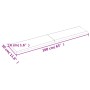Estante pared madera roble tratada marrón claro 160x30x(2-4) cm von , Regale und Regale - Ref: Foro24-363708, Preis: 79,47 €,...
