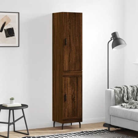 Aparador alto madera contrachapada roble marrón 34,5x34x180 cm von , Sideboards - Ref: Foro24-3199128, Preis: 121,27 €, Rabat...