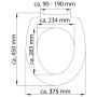 SCHÜTTE Asiento de WC Duroplast con brillo y cierre suave MAGIC LIGHT von , Toiletten- und Bidetsitze - Ref: Foro24-435116, P...