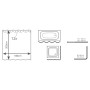 RIDDER Cortina de ducha Funanas 180x200 cm de , Cortinas de ducha - Ref: Foro24-425980, Precio: 28,86 €, Descuento: %