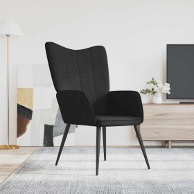 Sillón de relax de tela negro de , Sillones - Ref: Foro24-327947, Precio: 115,94 €, Descuento: %