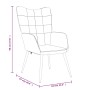 Sillón de relax de tela negro by , Armchairs - Ref: Foro24-327947, Price: 115,94 €, Discount: %