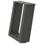 Patas de mesa centro forma U 2uds acero antracita 30x(30-31) cm by , Table legs - Ref: Foro24-4012738, Price: 60,81 €, Discou...