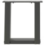 Patas de mesa centro forma U 2uds acero antracita 30x(30-31) cm by , Table legs - Ref: Foro24-4012738, Price: 60,81 €, Discou...