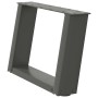 Patas de mesa centro forma U 2uds acero antracita 50x(30-31) cm de , Patas para mesas - Ref: Foro24-4012746, Precio: 60,72 €,...