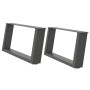 Patas de mesa centro forma U 2uds acero antracita 60x(30-31) cm de , Patas para mesas - Ref: Foro24-4012750, Precio: 64,98 €,...