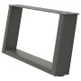Patas de mesa centro forma U 2uds acero antracita 60x(30-31) cm de , Patas para mesas - Ref: Foro24-4012750, Precio: 64,98 €,...