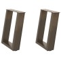 Patas para mesa de centro en forma de U 2 uds antracita acero by , Table legs - Ref: Foro24-4012759, Price: 60,26 €, Discount: %