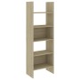 Regal aus Sonoma-Eichensperrholz, 60 x 35 x 180 cm von vidaXL, Bücherregale und Regale - Ref: Foro24-803410, Preis: 56,59 €, ...