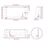 Patas de mesa de centro forma U 2uds acero negro 70x(30-31) cm by , Table legs - Ref: Foro24-4012752, Price: 65,80 €, Discoun...