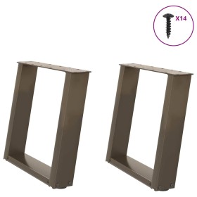 Patas para mesa de centro en forma de U 2 uds antracita acero von , Tischbeine - Ref: Foro24-4012767, Preis: 71,21 €, Rabatt: %