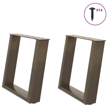 Patas para mesa de centro en forma de U 2 uds antracita acero von , Tischbeine - Ref: Foro24-4012767, Preis: 66,74 €, Rabatt: %