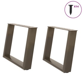 Patas para mesa de centro en forma de U 2 uds antracita acero von , Tischbeine - Ref: Foro24-4012771, Preis: 75,95 €, Rabatt: %