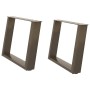 Patas para mesa de centro en forma de U 2 uds antracita acero by , Table legs - Ref: Foro24-4012771, Price: 75,95 €, Discount: %