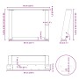 Patas para mesa de centro en forma de U 2 uds antracita acero by , Table legs - Ref: Foro24-4012771, Price: 75,95 €, Discount: %