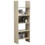 Regal aus Sonoma-Eichensperrholz, 60 x 35 x 180 cm von vidaXL, Bücherregale und Regale - Ref: Foro24-803410, Preis: 56,59 €, ...
