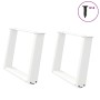 Patas de mesa de centro forma U 2uds acero blanco 70x(42-43) cm von , Tischbeine - Ref: Foro24-4012773, Preis: 74,91 €, Rabat...