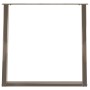 Patas para mesa comedor forma U 2uds acero natural 80x(72-73)cm von , Tischbeine - Ref: Foro24-4012799, Preis: 88,08 €, Rabat...