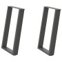Patas para mesa comedor forma U 2uds antracita 60x(72-73) cm by , Table legs - Ref: Foro24-4012790, Price: 74,27 €, Discount: %