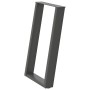Patas para mesa comedor forma U 2uds antracita 60x(72-73) cm by , Table legs - Ref: Foro24-4012790, Price: 74,27 €, Discount: %
