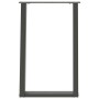 Patas para mesa comedor forma U 2uds antracita 60x(72-73) cm by , Table legs - Ref: Foro24-4012790, Price: 74,27 €, Discount: %