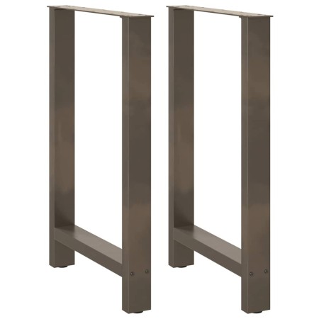 Patas para mesa de centro de acero natural 2 uds 60x(90-91) cm von , Tischbeine - Ref: Foro24-4013335, Preis: 97,71 €, Rabatt: %