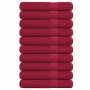 Toallas de sauna 10 uds 100% algodón burdeos 80x200 cm 360 gsm von , Handtücher - Ref: Foro24-136745, Preis: 107,39 €, Rabatt: %