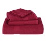 Toallas 4 uds 100% algodón burdeos 100x200 cm 600 gsm de , Toallas - Ref: Foro24-136747, Precio: 63,66 €, Descuento: %
