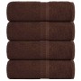 Toallas de jabón 4 uds marrón 30x30 cm 360 gsm 100% algodón by , Towels - Ref: Foro24-136753, Price: 16,11 €, Discount: %