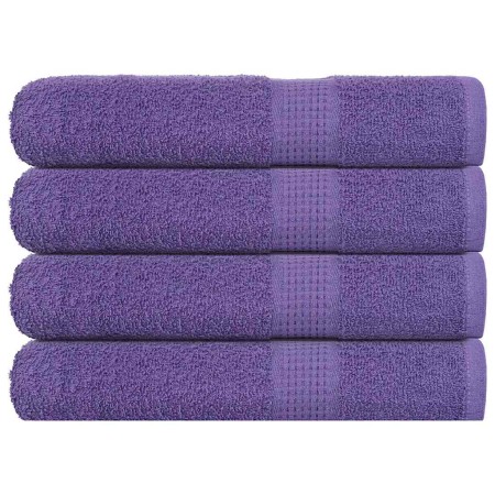 Toallas de sauna 4 uds 100% algodón morado 80x200 cm 360 gsm by , Towels - Ref: Foro24-136888, Price: 49,03 €, Discount: %