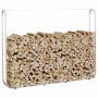 Leñero acero galvanizado 200x25x150 cm by , Firewood bags and holders - Ref: Foro24-4100705, Price: 36,93 €, Discount: %