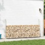 Leñero acero galvanizado 300x25x150 cm von , Brennholztaschen und -halter - Ref: Foro24-4100707, Preis: 43,46 €, Rabatt: %