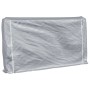 Leñero con protector de lluvia 250x25x150 cm acero galvanizado by , Firewood bags and holders - Ref: Foro24-4100711, Price: 4...