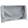 Leñero con protector de lluvia 250x25x150 cm acero galvanizado by , Firewood bags and holders - Ref: Foro24-4100711, Price: 4...