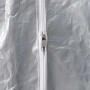 Leñero con protector de lluvia 250x25x150 cm acero galvanizado by , Firewood bags and holders - Ref: Foro24-4100711, Price: 4...