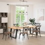 Patas para mesa de comedor en forma de U 2 uds acero negro by , Table legs - Ref: Foro24-4012800, Price: 83,39 €, Discount: %