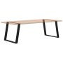 Patas para mesa de comedor en forma de U 2 uds acero negro by , Table legs - Ref: Foro24-4012800, Price: 83,39 €, Discount: %