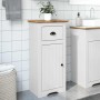 Mueble de baño BODO blanco y marrón 44x30x90 cm by , Bathroom furniture - Ref: Foro24-4016858, Price: 76,06 €, Discount: %