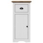 Mueble de baño BODO blanco y marrón 44x30x90 cm by , Bathroom furniture - Ref: Foro24-4016858, Price: 76,06 €, Discount: %