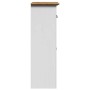 Mueble de baño BODO blanco y marrón 44x30x90 cm by , Bathroom furniture - Ref: Foro24-4016858, Price: 76,06 €, Discount: %