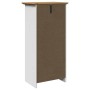 Mueble de baño BODO blanco y marrón 44x30x90 cm by , Bathroom furniture - Ref: Foro24-4016858, Price: 76,06 €, Discount: %