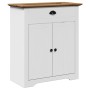 Mueble de baño con lavabo BODO blanco y marrón 70x35x80 cm von , Badezimmermöbel - Ref: Foro24-4016864, Preis: 127,73 €, Raba...