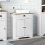 Mueble de baño con lavabo BODO blanco y marrón 70x35x80 cm von , Badezimmermöbel - Ref: Foro24-4016864, Preis: 127,73 €, Raba...