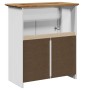 Mueble de baño con lavabo BODO blanco y marrón 70x35x80 cm von , Badezimmermöbel - Ref: Foro24-4016864, Preis: 127,73 €, Raba...