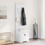 Mueble de entrada con ganchos BODO blanco 50x40x157 cm von , Bänke für Hallen und Lager - Ref: Foro24-4016872, Preis: 100,68 ...