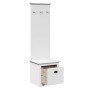 Mueble de entrada con ganchos BODO blanco 50x40x157 cm von , Bänke für Hallen und Lager - Ref: Foro24-4016872, Preis: 100,68 ...